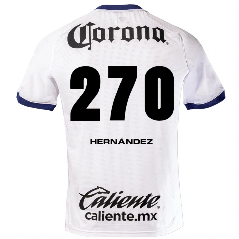 Danxen Mulher Camisola Alberto Hernández #270 Branco Azul Preto Alternativa 2026/27 Camisa Brasil