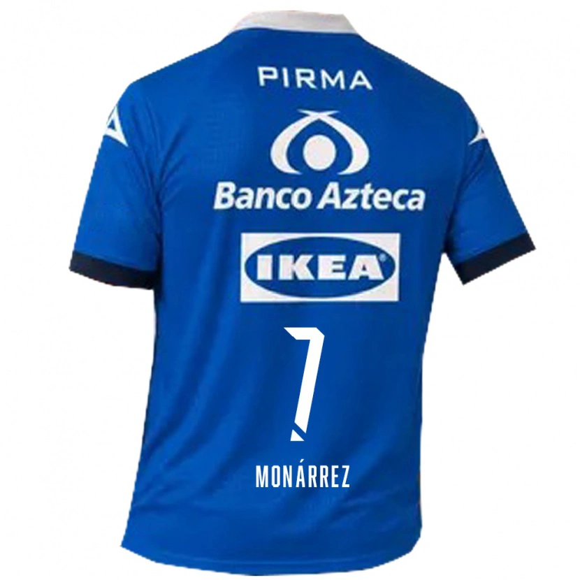 Danxen Mulher Camisola Fernando Monárrez #7 Azul Branco Alternativa 2026/27 Camisa Brasil