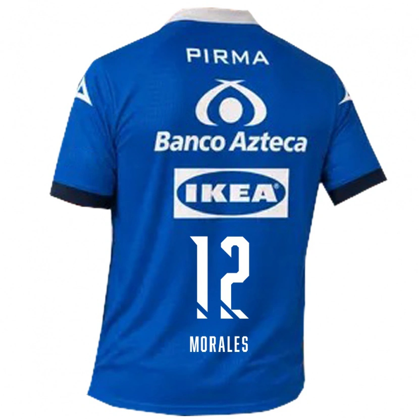 Danxen Mulher Camisola Karla Morales #12 Azul Branco Alternativa 2026/27 Camisa Brasil