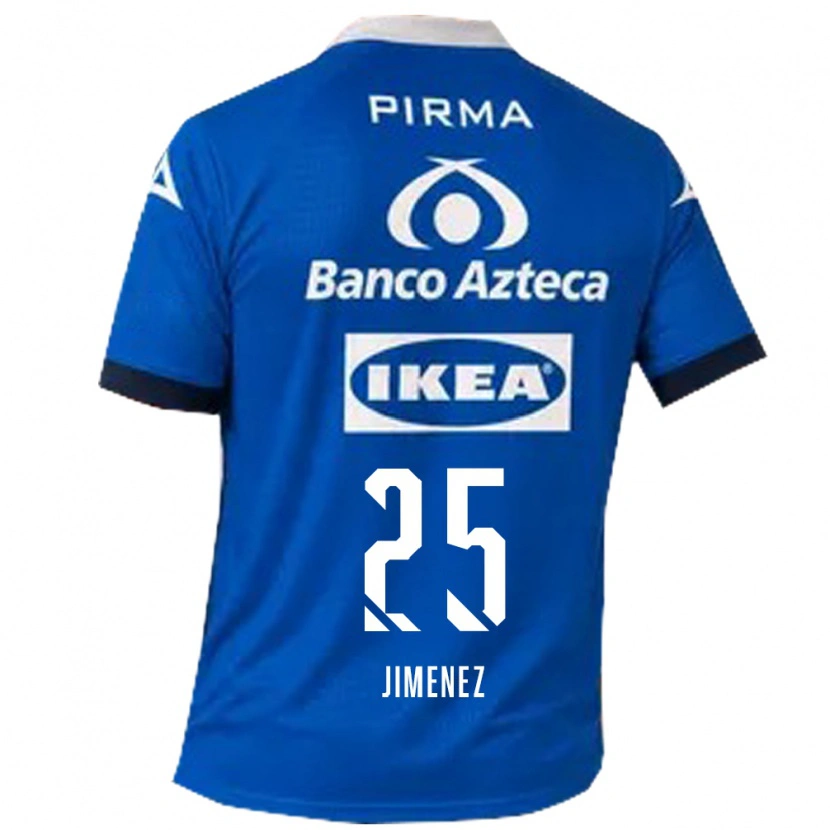 Danxen Mulher Camisola Miguel Jiménez #25 Azul Branco Alternativa 2026/27 Camisa Brasil