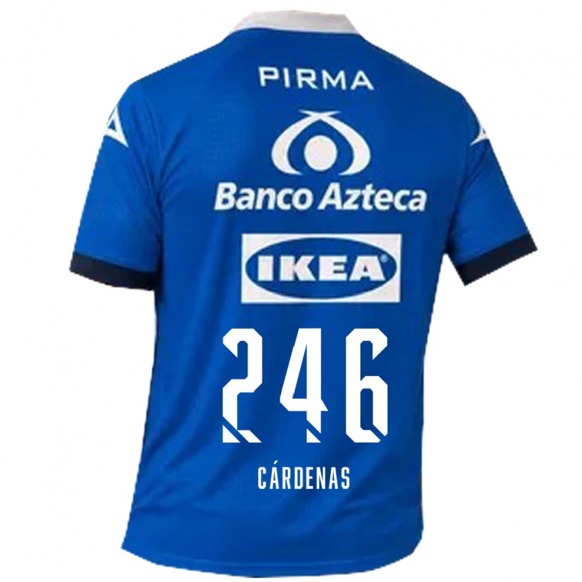 Danxen Mulher Camisola Enrique Cárdenas #246 Azul Branco Alternativa 2026/27 Camisa Brasil