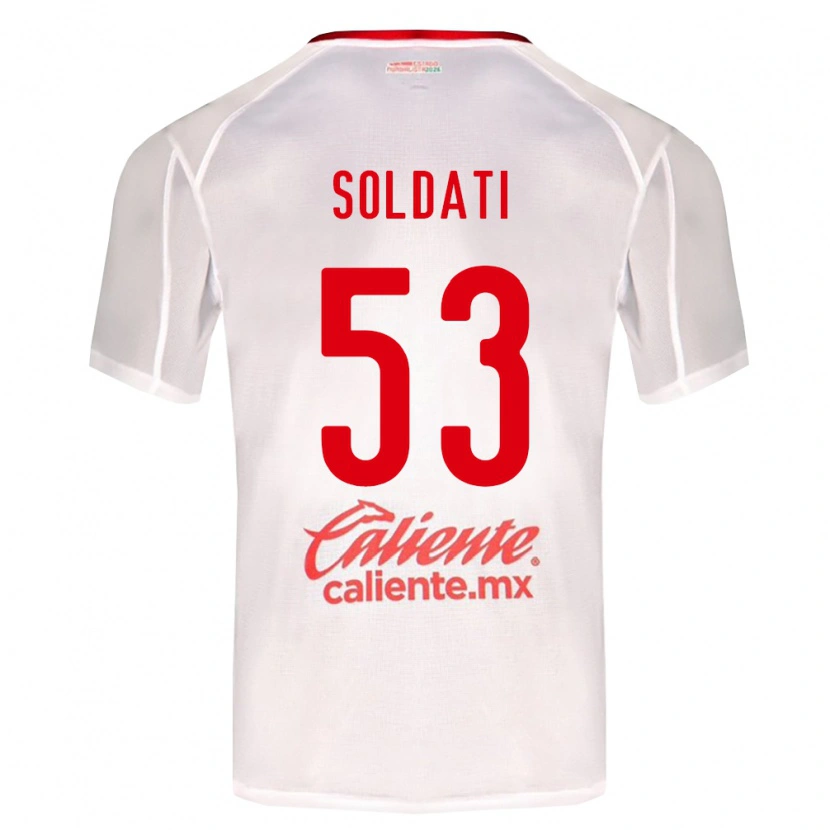 Danxen Mulher Camisola Carlo Soldati #53 Branco Verde Vermelho Alternativa 2026/27 Camisa Brasil
