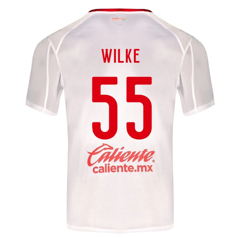 Danxen Mulher Camisola Teun Wilke #55 Branco Verde Vermelho Alternativa 2026/27 Camisa Brasil