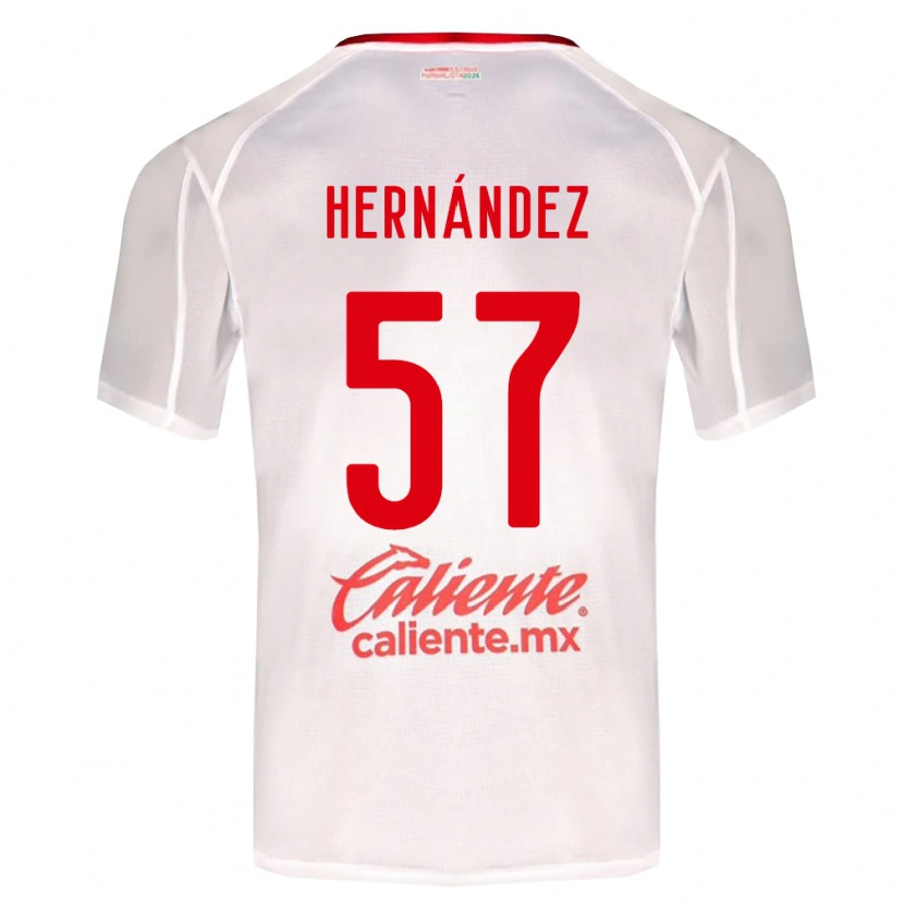 Danxen Mulher Camisola Jesús Hernández #57 Branco Verde Vermelho Alternativa 2026/27 Camisa Brasil