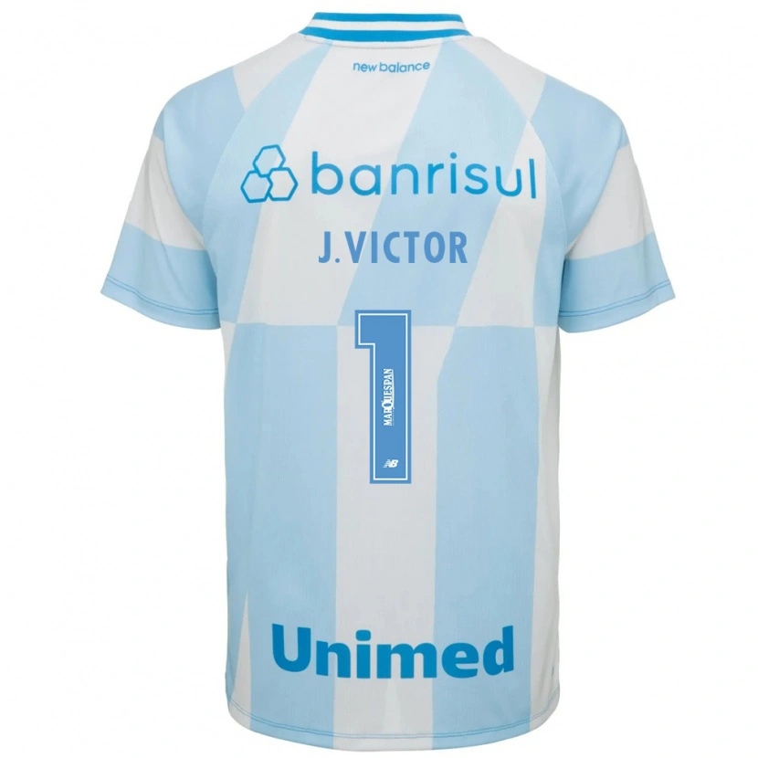 Danxen Mulher Camisola João Victor #1 Azul Claro Branco Alternativa 2026/27 Camisa Brasil