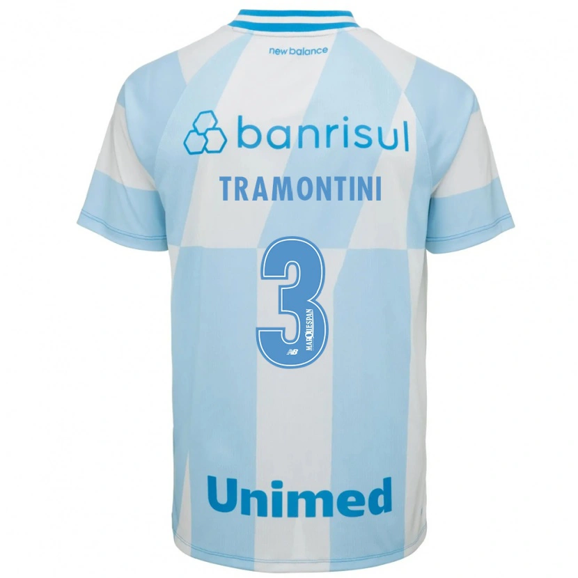 Danxen Mulher Camisola Murilo Tramontini #3 Azul Claro Branco Alternativa 2026/27 Camisa Brasil
