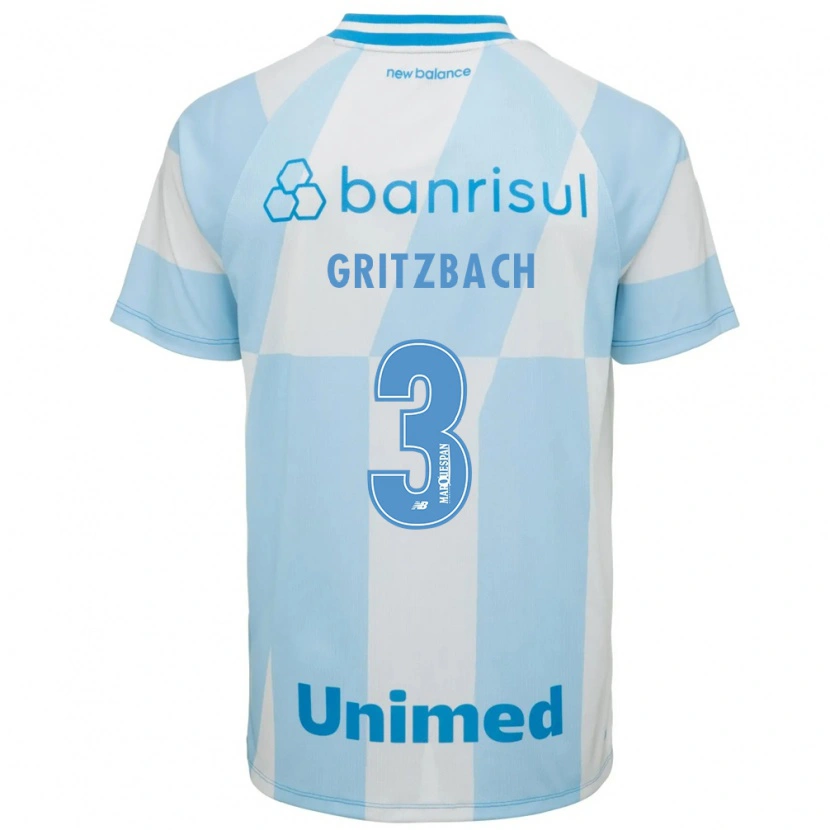 Danxen Mulher Camisola Fernanda Gritzbach #3 Azul Claro Branco Alternativa 2026/27 Camisa Brasil