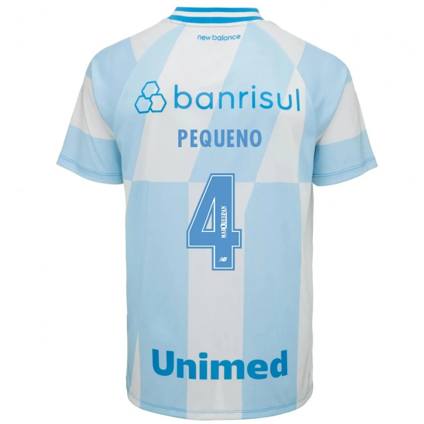 Danxen Mulher Camisola Paula Renata Marques Pequeno #4 Azul Claro Branco Alternativa 2026/27 Camisa Brasil