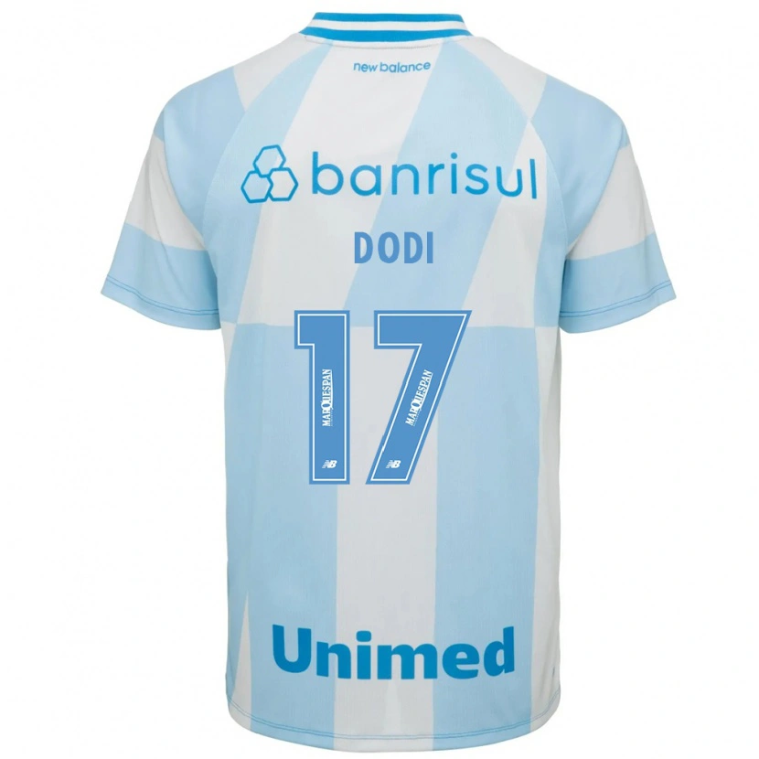 Danxen Mulher Camisola Dodi #17 Azul Claro Branco Alternativa 2026/27 Camisa Brasil