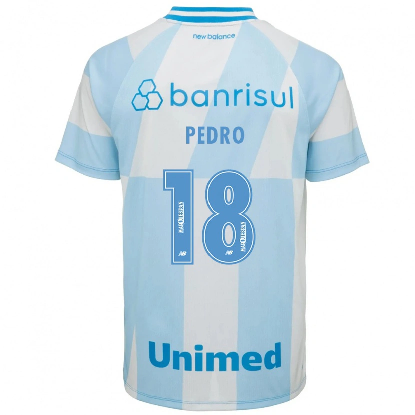 Danxen Mulher Camisola João Pedro #18 Azul Claro Branco Alternativa 2026/27 Camisa Brasil