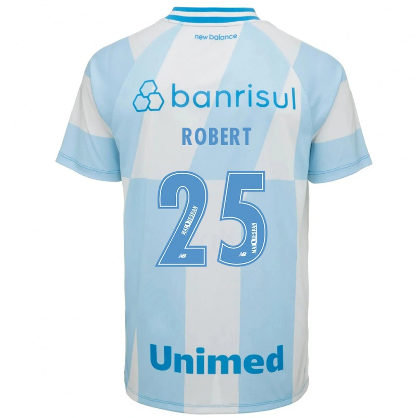 Danxen Mulher Camisola Jhonata Robert #25 Azul Claro Branco Alternativa 2026/27 Camisa Brasil