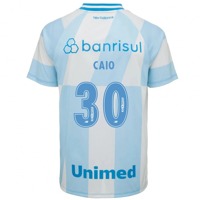 Danxen Mulher Camisola Rodrigo Caio #30 Azul Claro Branco Alternativa 2026/27 Camisa Brasil