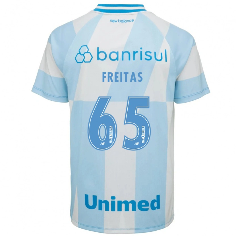 Danxen Mulher Camisola Riquelme Freitas Dos Santos #65 Azul Claro Branco Alternativa 2026/27 Camisa Brasil