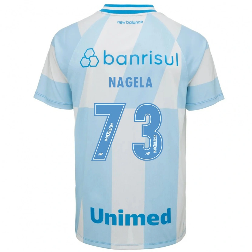 Danxen Mulher Camisola Nágela #73 Azul Claro Branco Alternativa 2026/27 Camisa Brasil