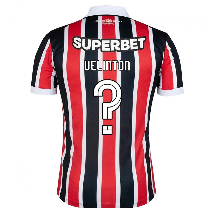 Danxen Mulher Camisola Uelinton Joaquim Dos Santos Junior #0 Vermelho Branco Preto Alternativa 2026/27 Camisa Brasil