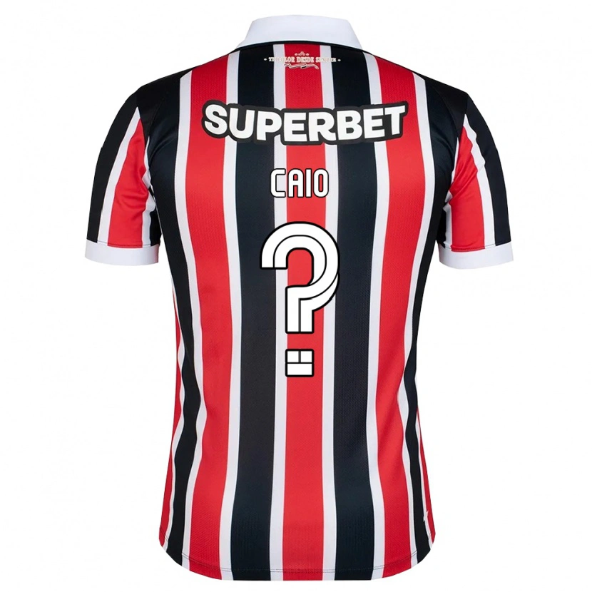 Danxen Mulher Camisola Caio #0 Vermelho Branco Preto Alternativa 2026/27 Camisa Brasil