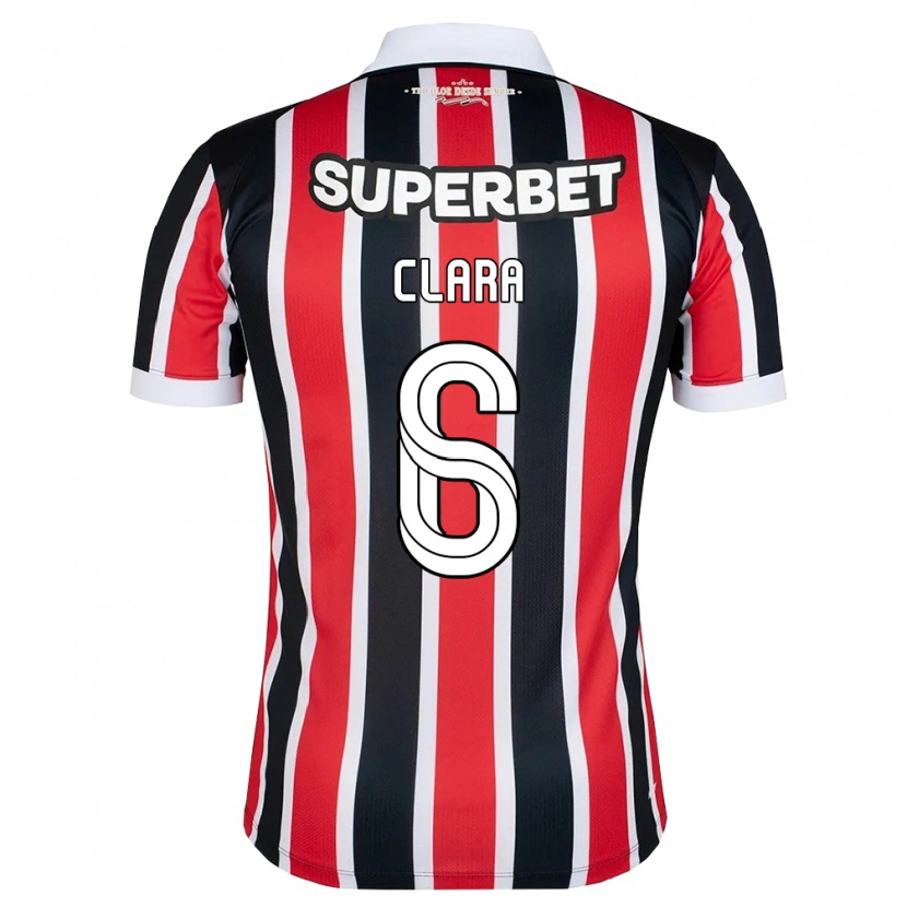 Danxen Mulher Camisola Ana Clara #6 Vermelho Branco Preto Alternativa 2026/27 Camisa Brasil