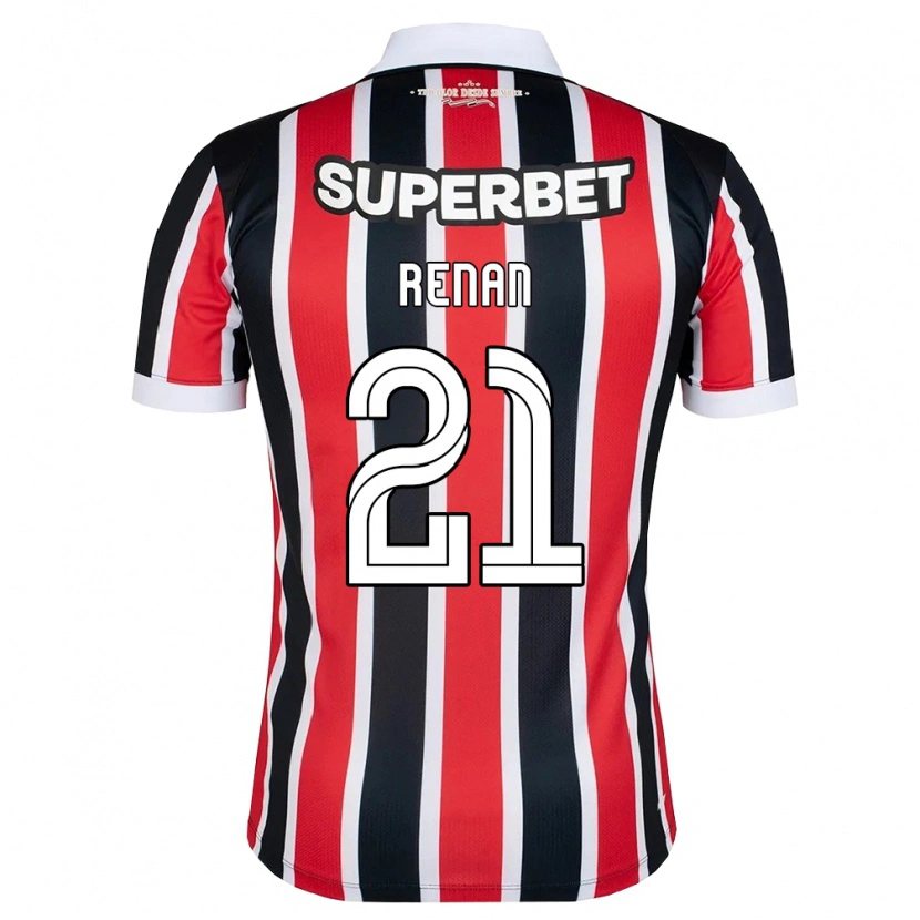 Danxen Mulher Camisola Renan La Salvia Zangelmi #21 Vermelho Branco Preto Alternativa 2026/27 Camisa Brasil