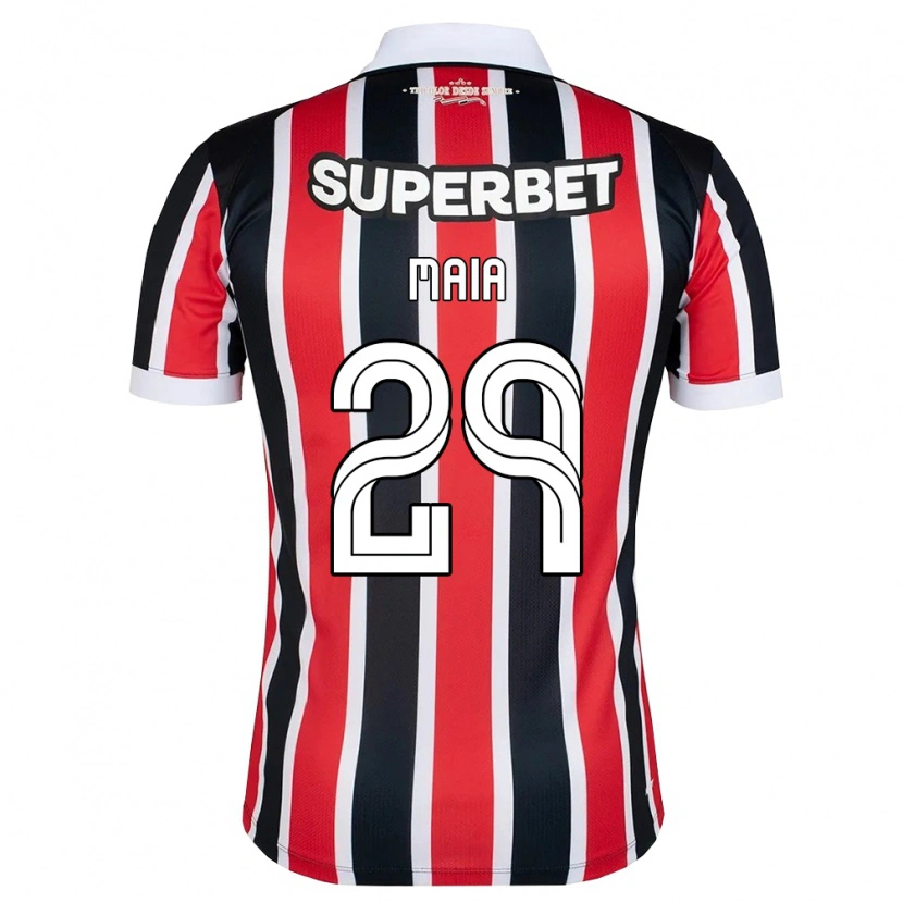 Danxen Mulher Camisola Pablo Maia #29 Vermelho Branco Preto Alternativa 2026/27 Camisa Brasil
