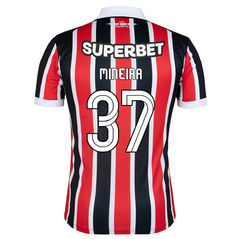 Danxen Mulher Camisola Rafa Mineira #37 Vermelho Branco Preto Alternativa 2026/27 Camisa Brasil