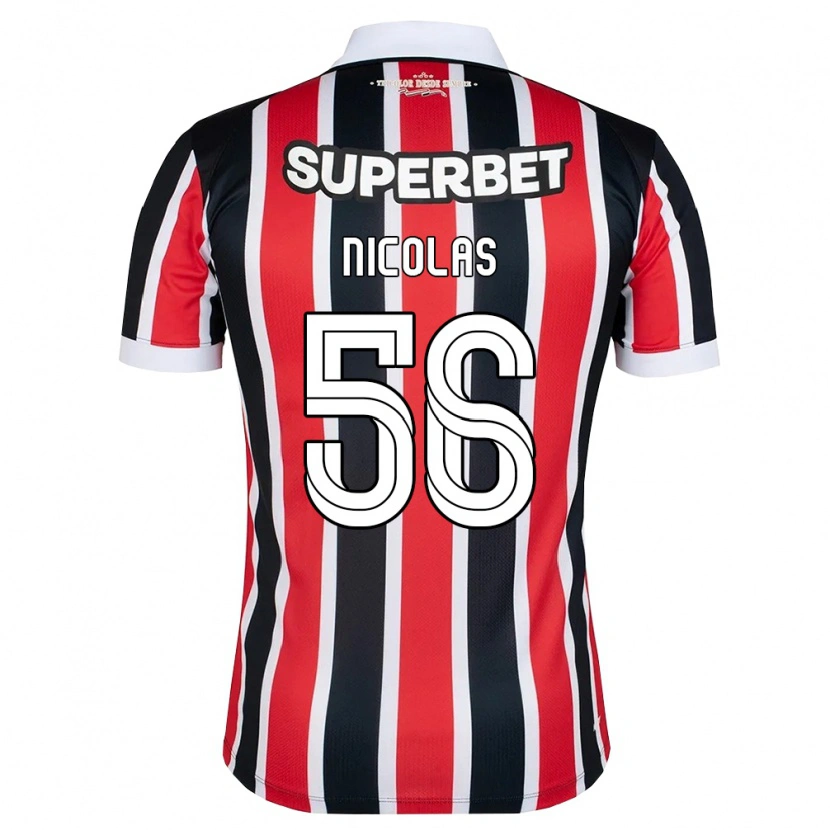 Danxen Mulher Camisola Nicolas Bosshardt #56 Vermelho Branco Preto Alternativa 2026/27 Camisa Brasil