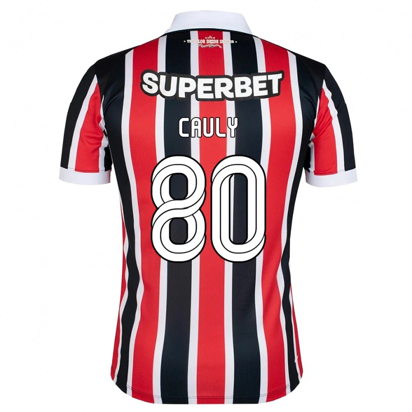 Danxen Mulher Camisola Cauly Oliveira Souza #80 Vermelho Branco Preto Alternativa 2026/27 Camisa Brasil