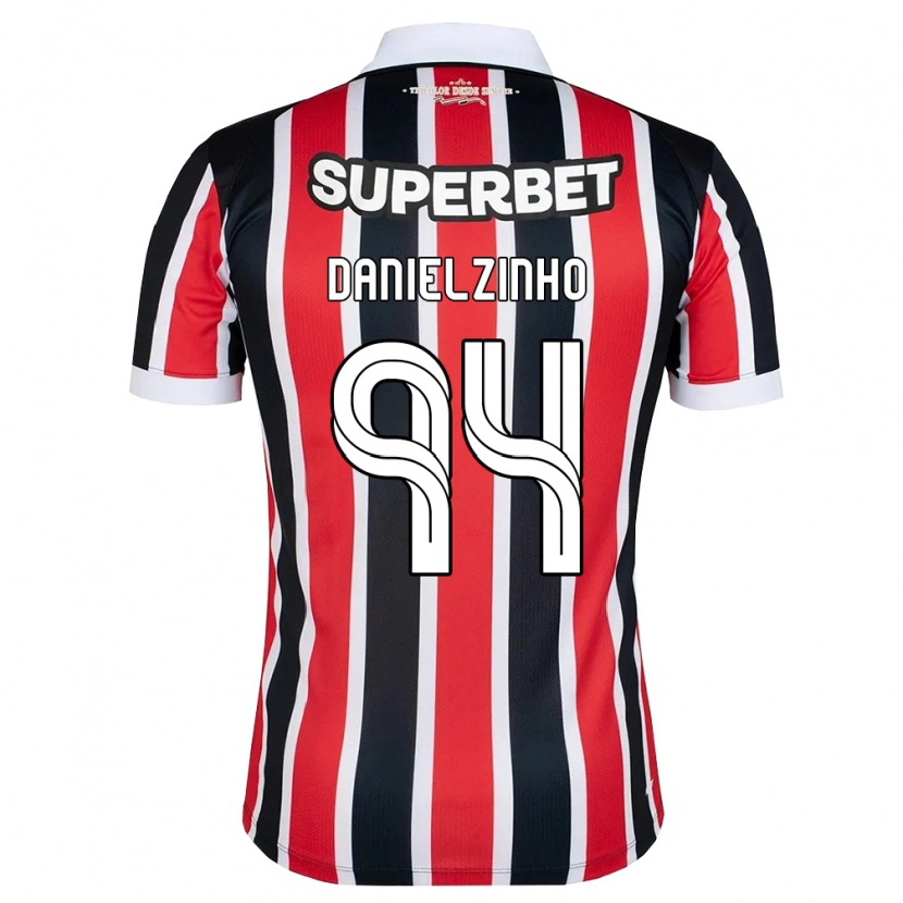 Danxen Mulher Camisola Danielzinho #94 Vermelho Branco Preto Alternativa 2026/27 Camisa Brasil
