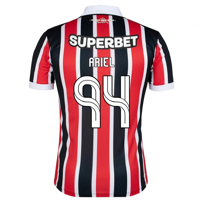 Danxen Mulher Camisola Ariel #94 Vermelho Branco Preto Alternativa 2026/27 Camisa Brasil