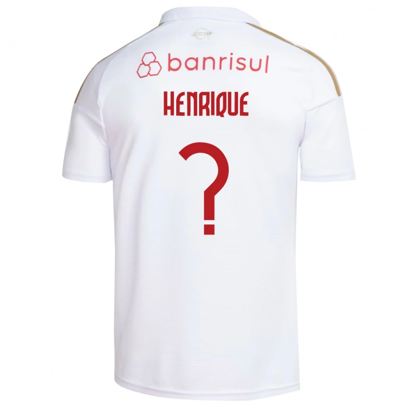 Danxen Mulher Camisola Henrique De Aguiar De Mendonça #0 Branco Vermelho Alternativa 2026/27 Camisa Brasil