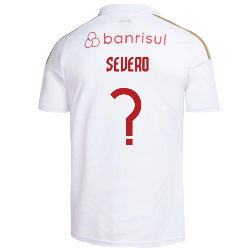 Danxen Mulher Camisola Lucas Severo #0 Branco Vermelho Alternativa 2026/27 Camisa Brasil