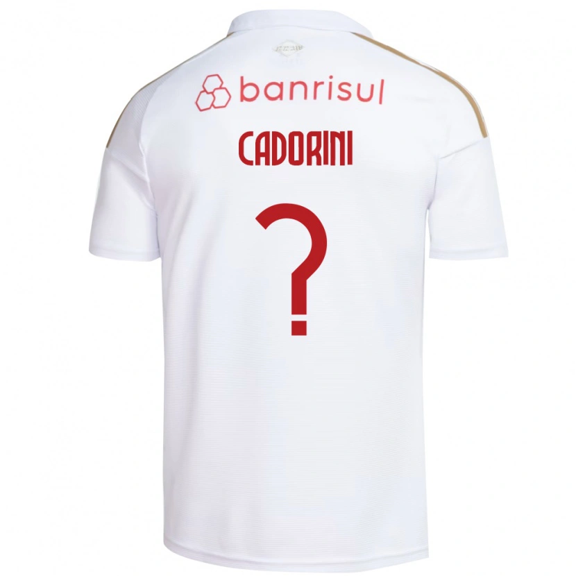 Danxen Mulher Camisola Matheus Cadorini #0 Branco Vermelho Alternativa 2026/27 Camisa Brasil