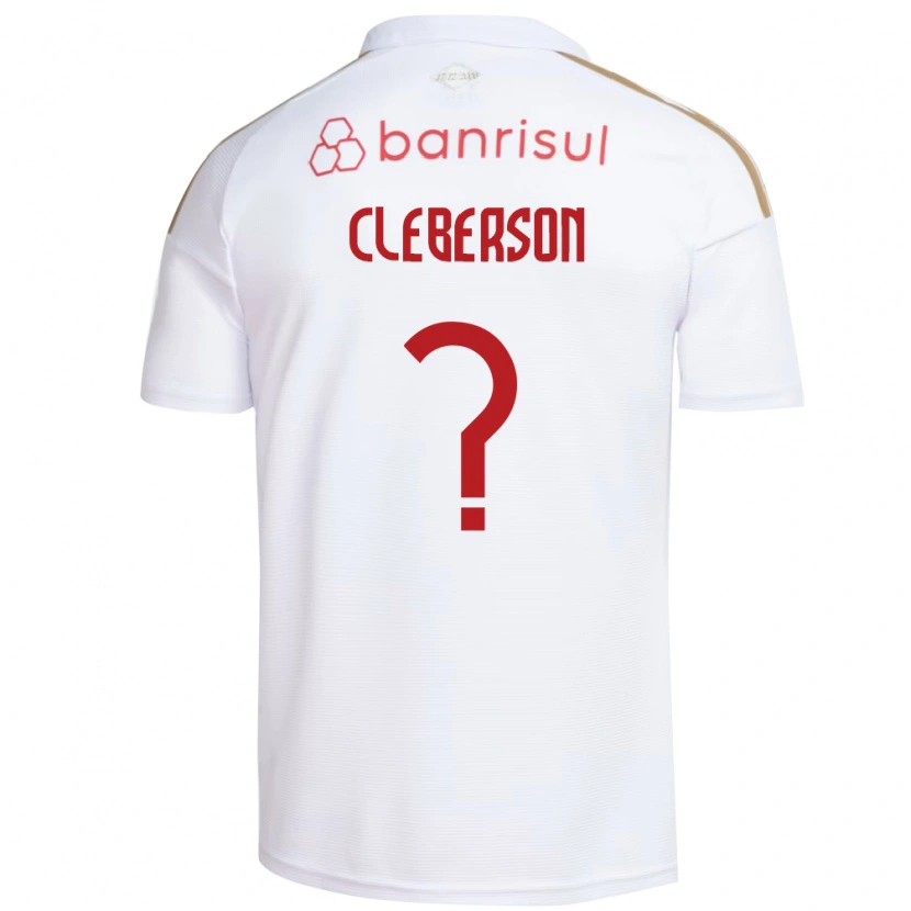 Danxen Mulher Camisola Cleberson #0 Branco Vermelho Alternativa 2026/27 Camisa Brasil