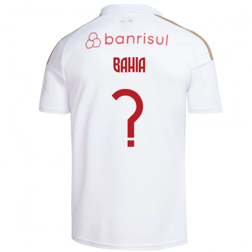 Danxen Mulher Camisola Guilherme Bahia #0 Branco Vermelho Alternativa 2026/27 Camisa Brasil