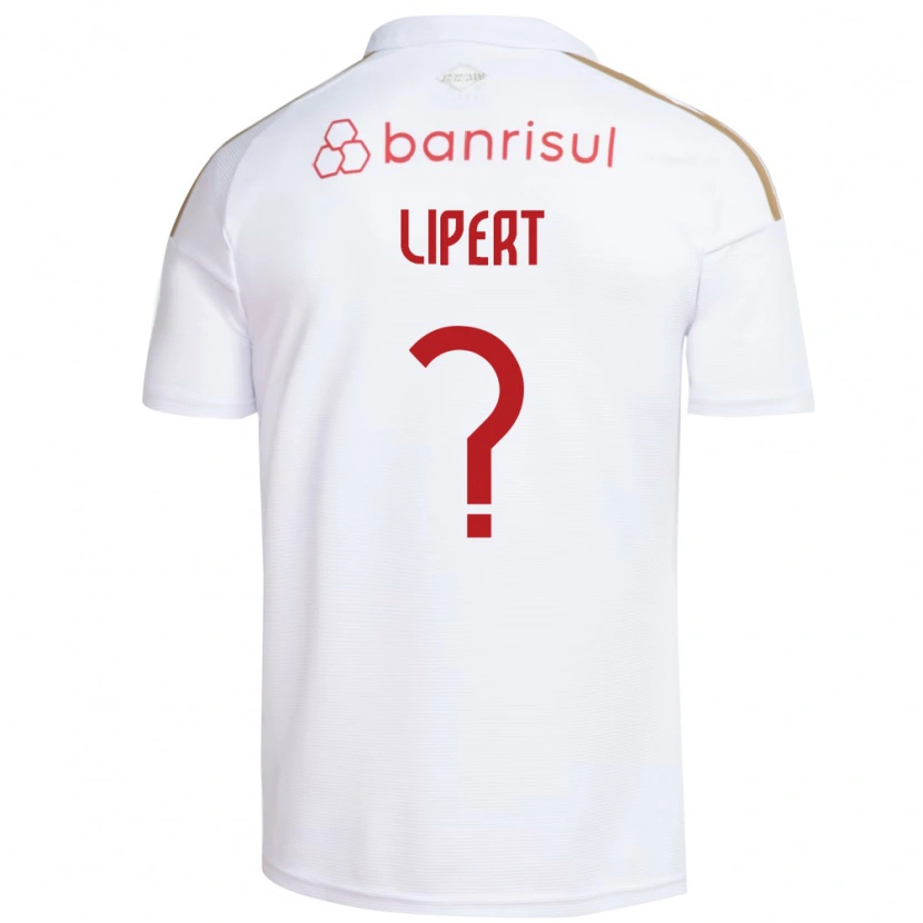Danxen Mulher Camisola Henrique Lipert #0 Branco Vermelho Alternativa 2026/27 Camisa Brasil