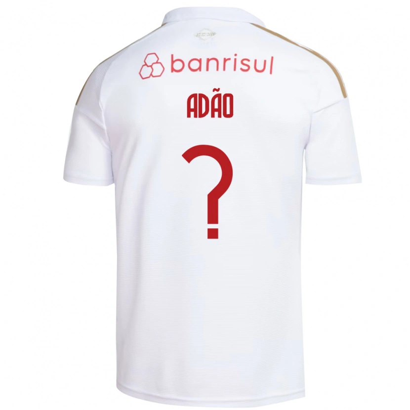 Danxen Mulher Camisola Gabriel Adão #0 Branco Vermelho Alternativa 2026/27 Camisa Brasil