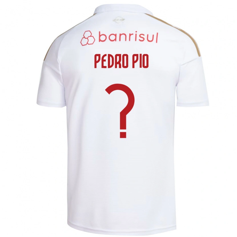 Danxen Mulher Camisola Pedro Pio #0 Branco Vermelho Alternativa 2026/27 Camisa Brasil