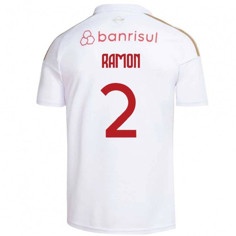 Danxen Mulher Camisola Ramon #2 Branco Vermelho Alternativa 2026/27 Camisa Brasil