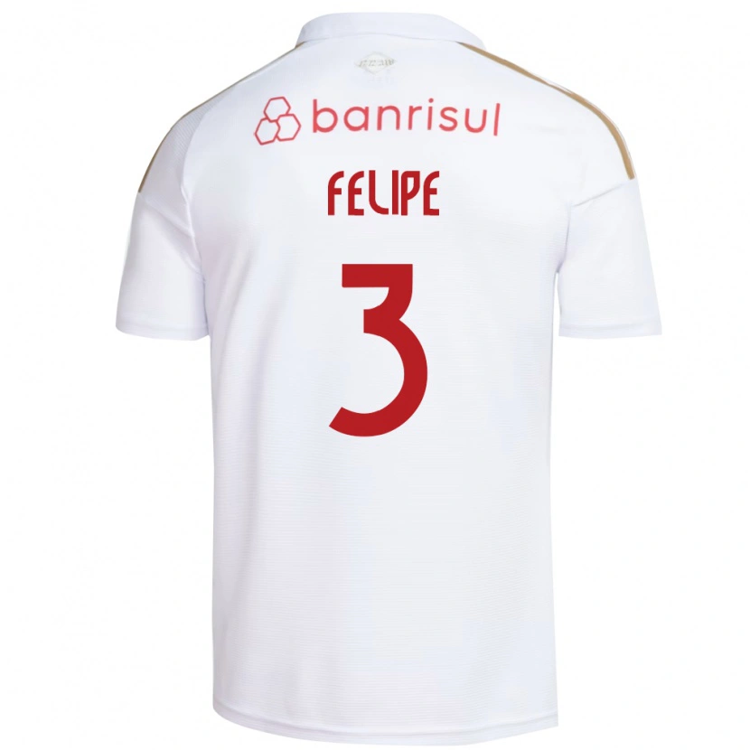 Danxen Mulher Camisola Gabriel Lara #3 Branco Vermelho Alternativa 2026/27 Camisa Brasil
