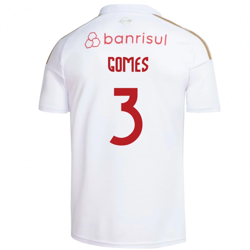 Danxen Mulher Camisola Igor Gomes #3 Branco Vermelho Alternativa 2026/27 Camisa Brasil