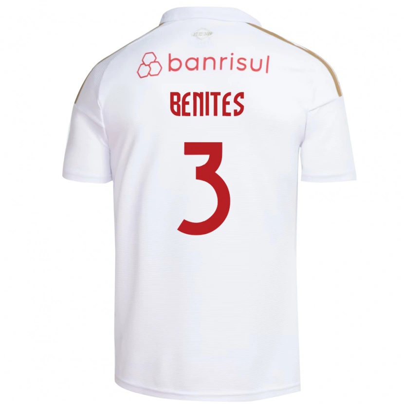 Danxen Mulher Camisola Bruna Benites #3 Branco Vermelho Alternativa 2026/27 Camisa Brasil
