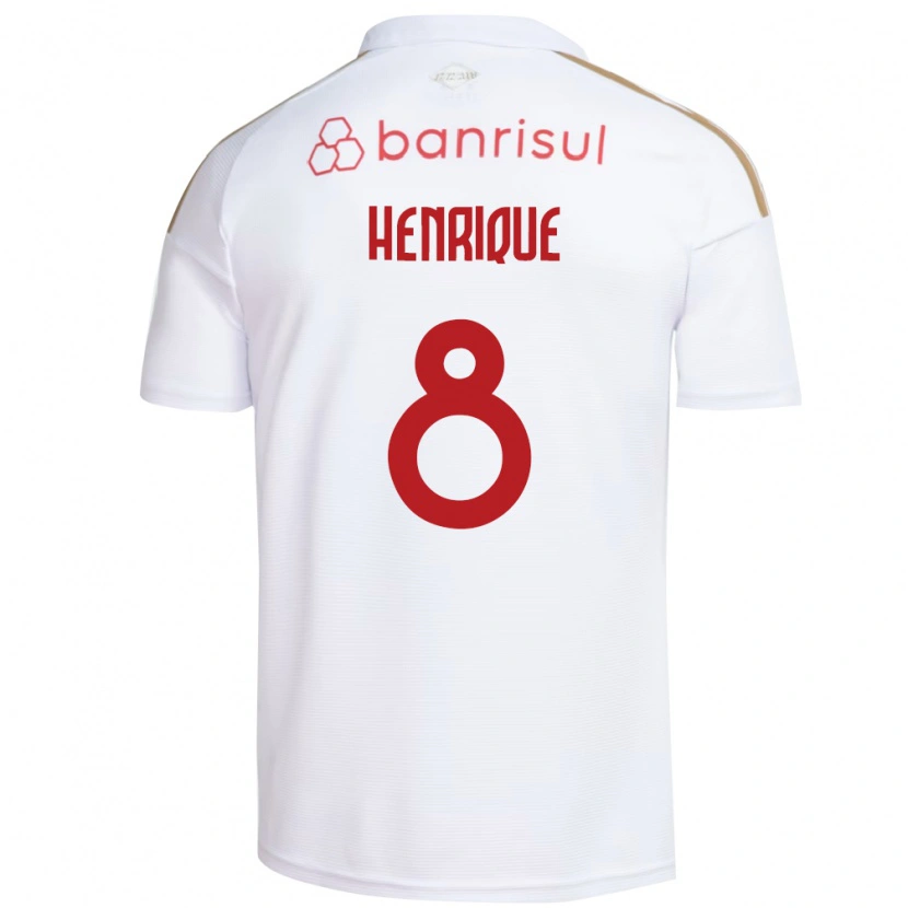 Danxen Mulher Camisola Bruno Henrique #8 Branco Vermelho Alternativa 2026/27 Camisa Brasil