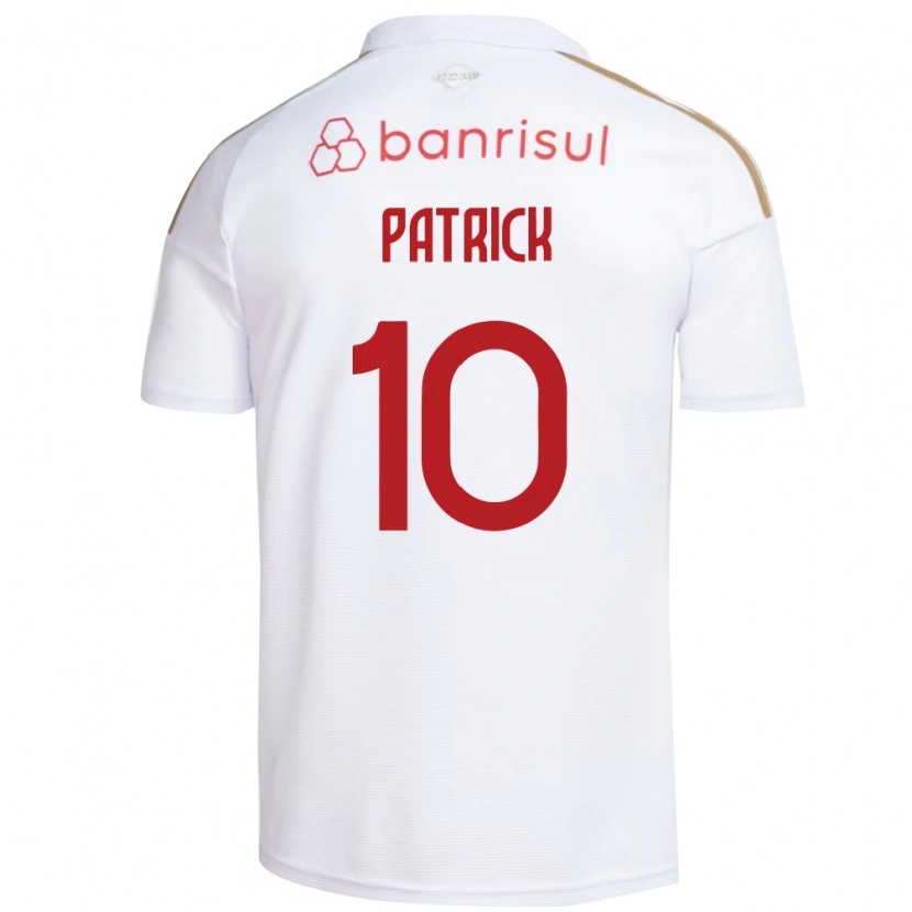 Danxen Mulher Camisola Alan Patrick #10 Branco Vermelho Alternativa 2026/27 Camisa Brasil