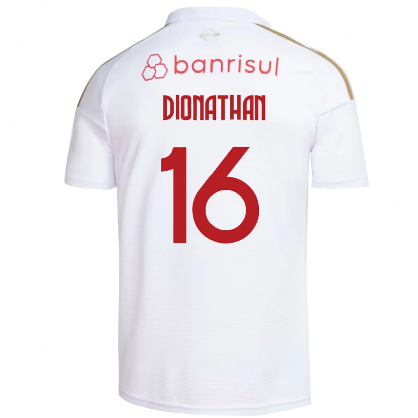 Danxen Mulher Camisola Dionathan De Lima Dos Santos #16 Branco Vermelho Alternativa 2026/27 Camisa Brasil