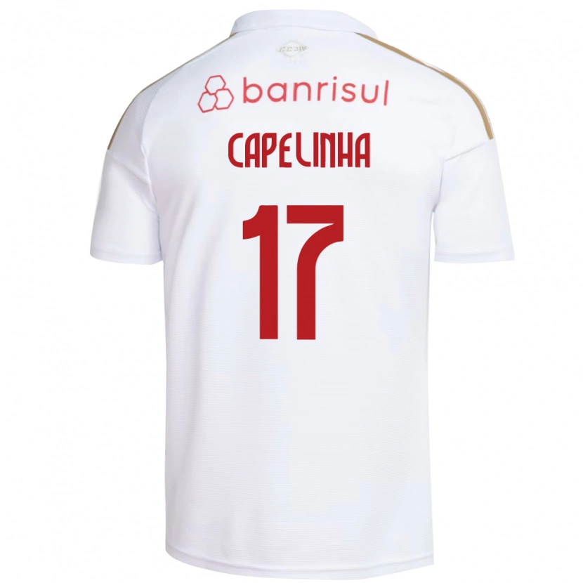 Danxen Mulher Camisola Capelinha #17 Branco Vermelho Alternativa 2026/27 Camisa Brasil