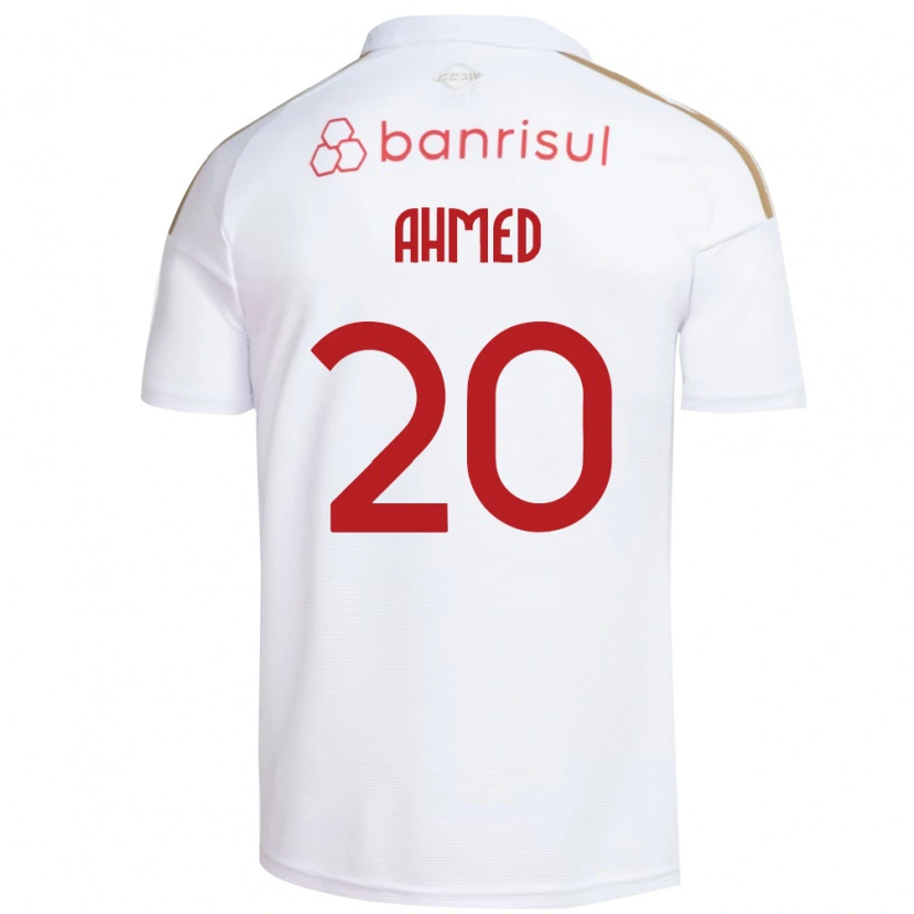 Danxen Mulher Camisola Diego Ahmed #20 Branco Vermelho Alternativa 2026/27 Camisa Brasil