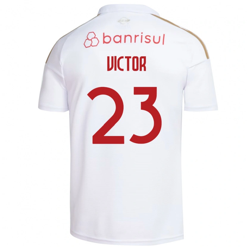 Danxen Mulher Camisola Paulo Victor #23 Branco Vermelho Alternativa 2026/27 Camisa Brasil