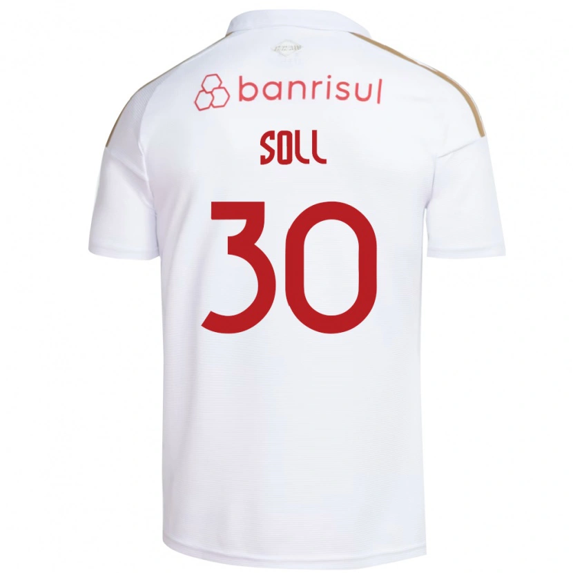 Danxen Mulher Camisola Soll #30 Branco Vermelho Alternativa 2026/27 Camisa Brasil