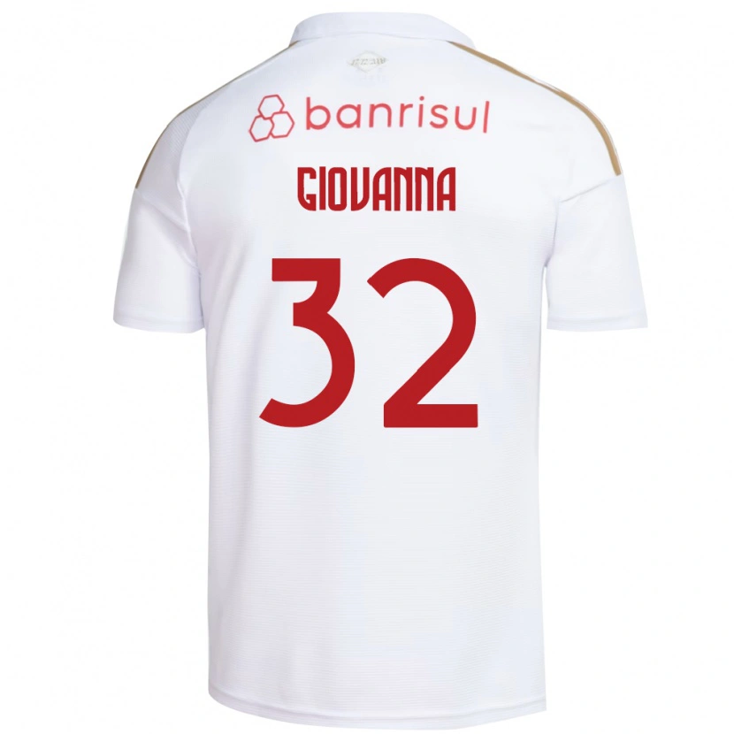 Danxen Mulher Camisola Giulia Giovanna #32 Branco Vermelho Alternativa 2026/27 Camisa Brasil