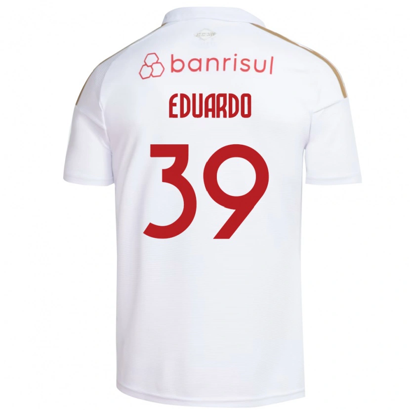 Danxen Mulher Camisola Carlos Eduardo #39 Branco Vermelho Alternativa 2026/27 Camisa Brasil