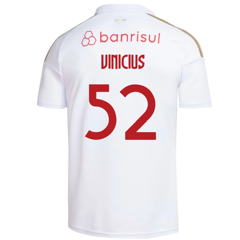 Danxen Mulher Camisola Gabriel Vinicius #52 Branco Vermelho Alternativa 2026/27 Camisa Brasil